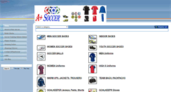 Desktop Screenshot of aplussoccer.com